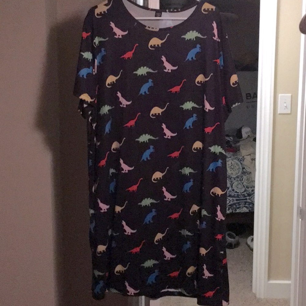 SHEIN curve dinosaur dress
